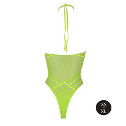 Ouch! Glow Body Filet Dos nu Vert Fluo